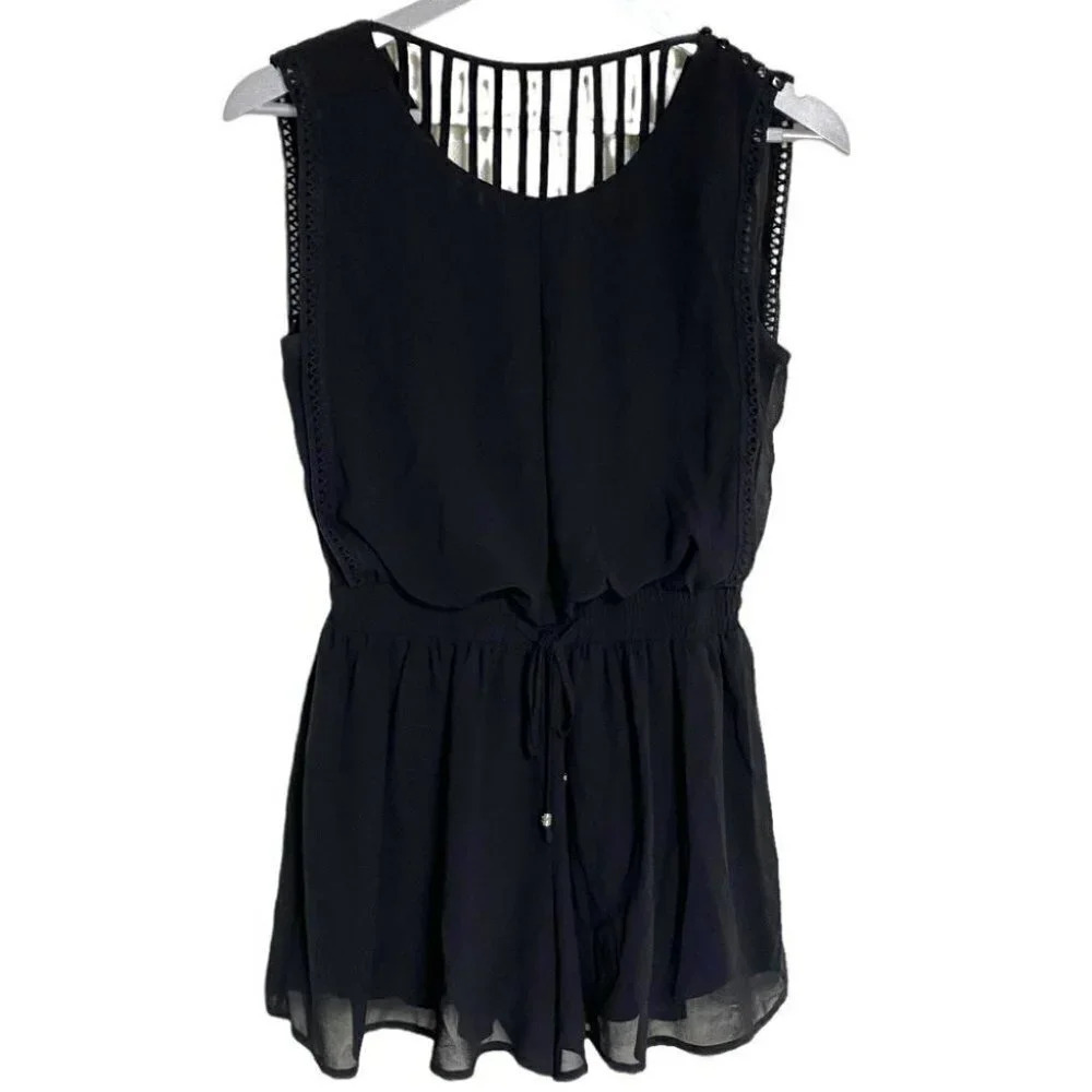 Hyfve Hyfve Hyfve S Black sexy flirty shorts‎ romper